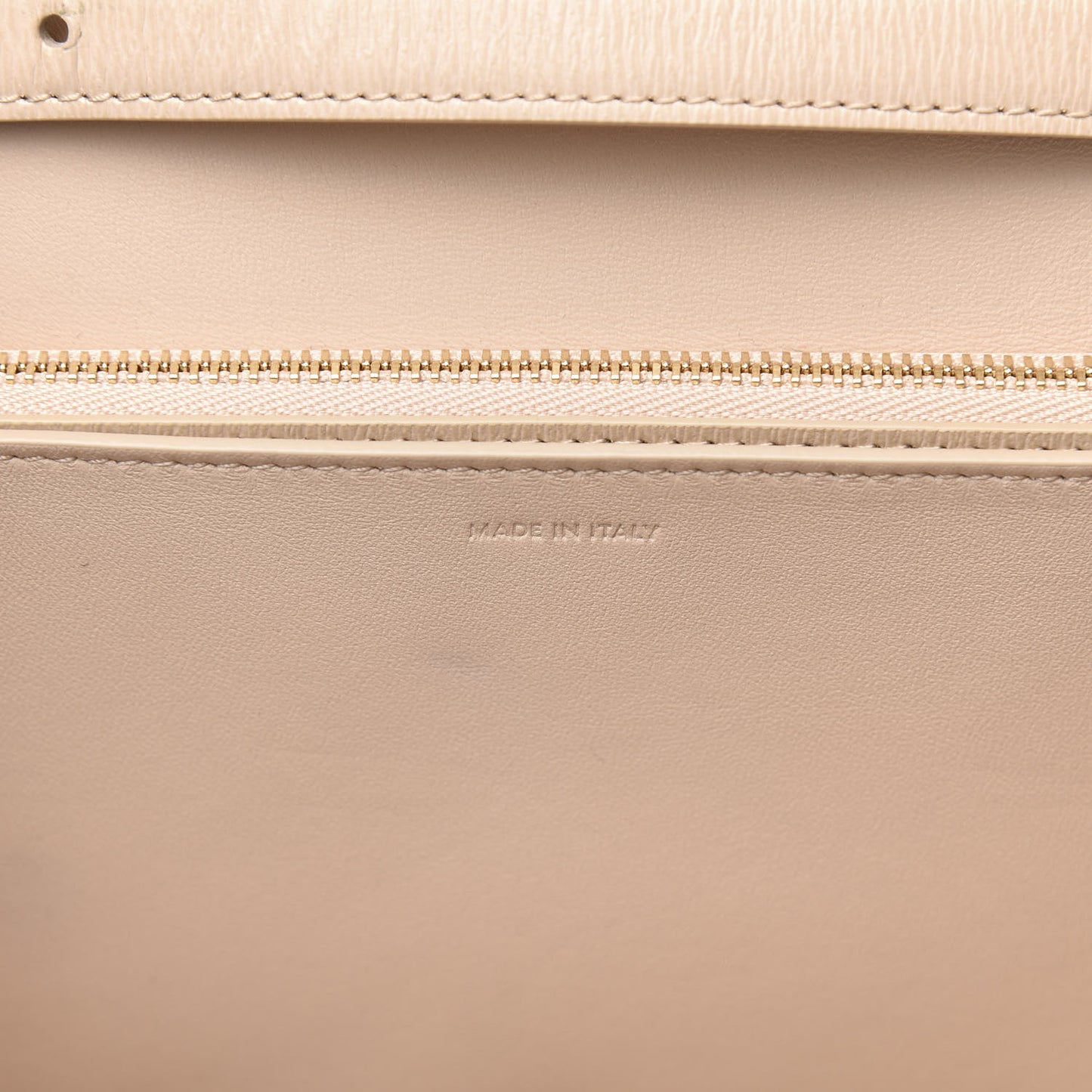 Liege Calfskin Medium Classic Box Flap Bag Powder