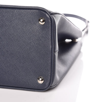 Prada Saffiano Medium Galleria Double Zip Tote Baltico 9 of 9