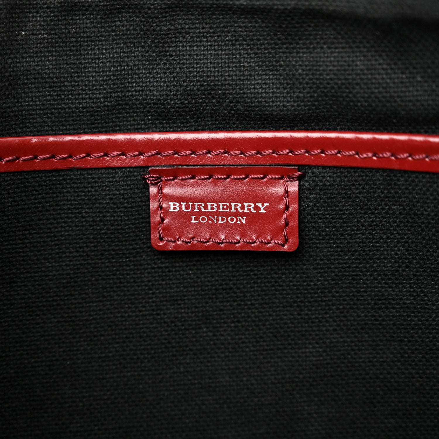 Burberry Haymarket Check Small Bag Red 6 of 11