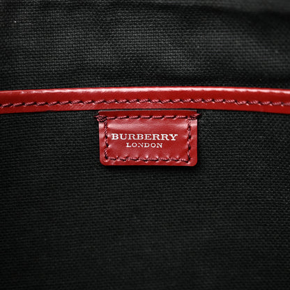 Burberry Haymarket Check Small Bag Red 6 of 11