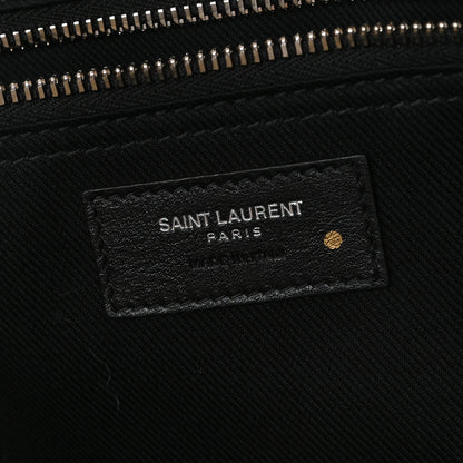 Saint Laurent Vitello Large Rive Gauche Tote Sea Salt 5 of 9