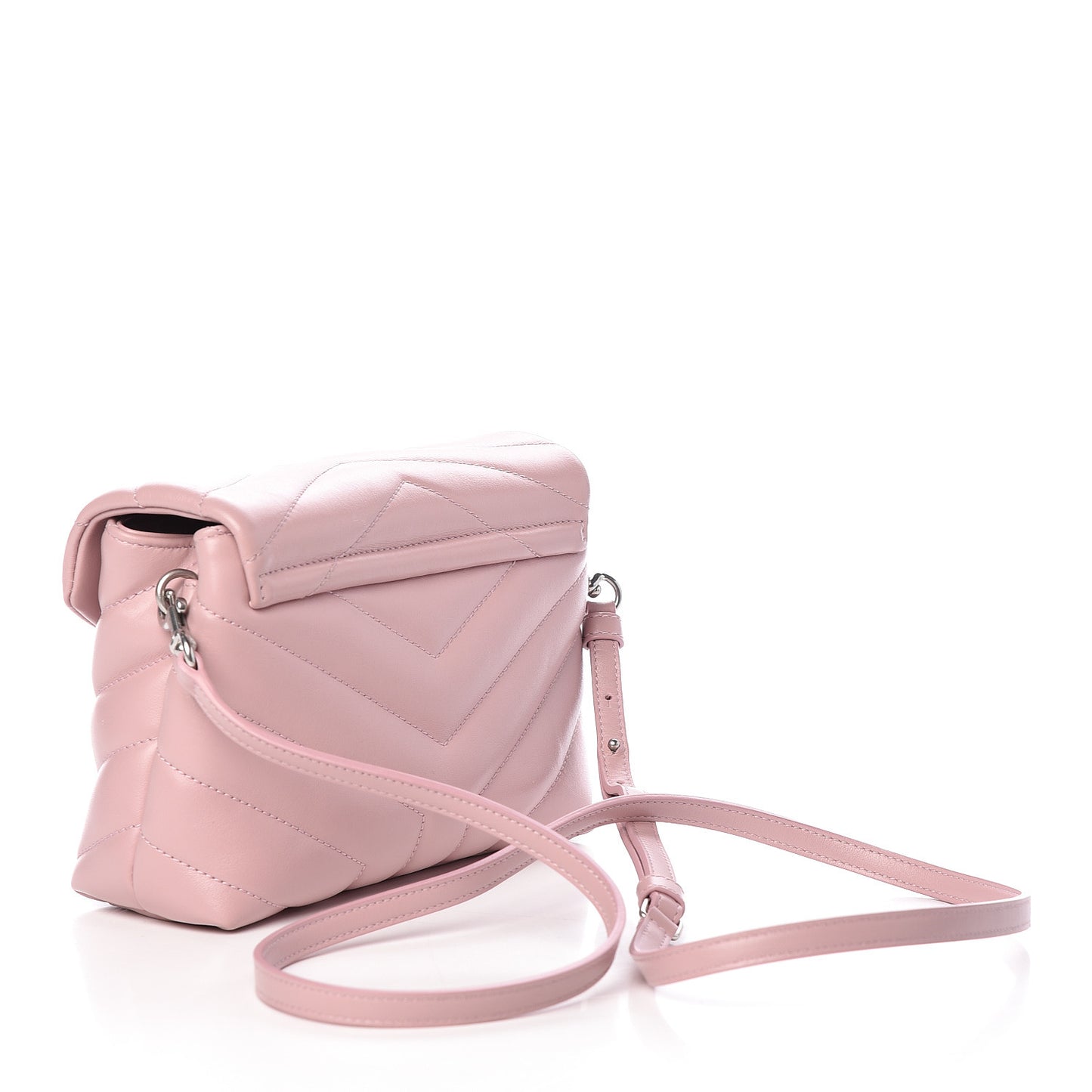Calfskin Y Quilted Monogram Toy Loulou Crossbody Bag Tender Pink