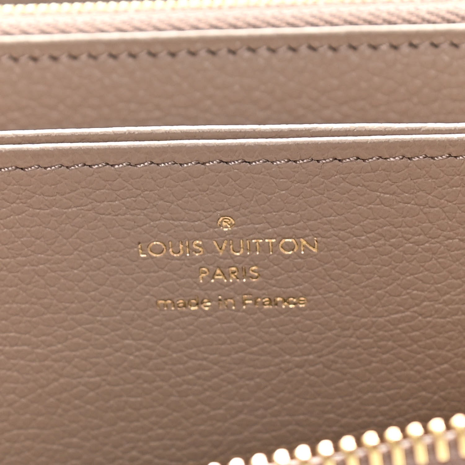 Louis Vuitton Empreinte Monogram Giant Zippy Wallet Tourterelle Creme 8 of 11