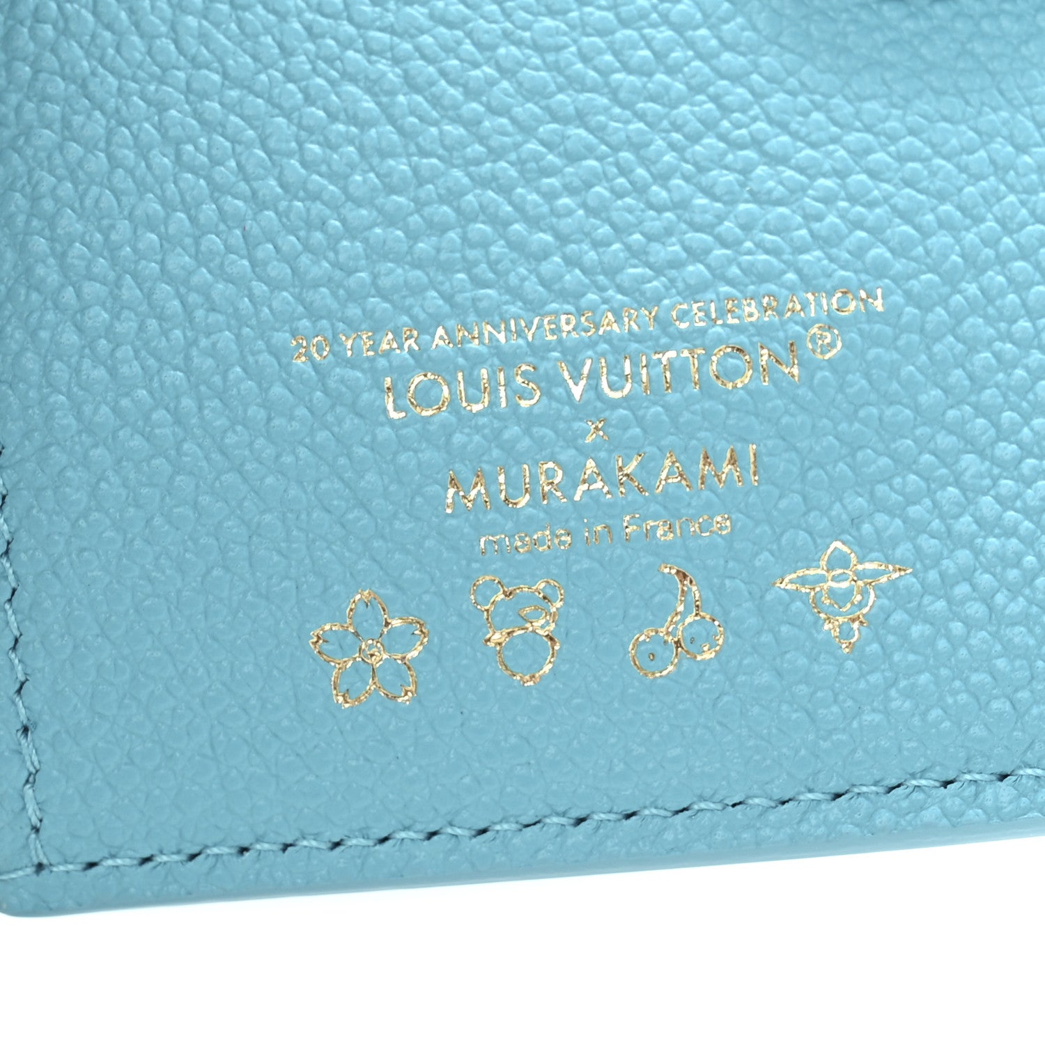 Louis Vuitton X TM Empreinte Monogram Lisa Wallet Kabira Blue 6 of 8