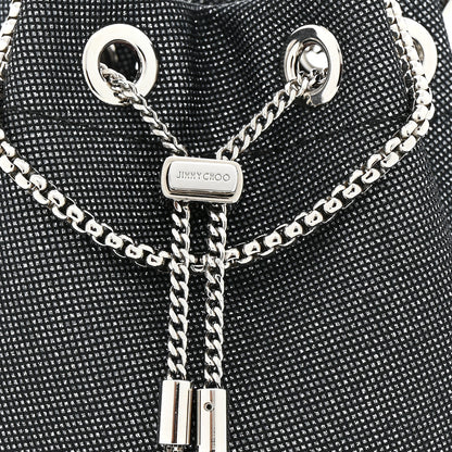 Jimmy Choo Glitter Fabric Bon Bon Bag Bucket Bag Cosmo Cosmo 8 of 10