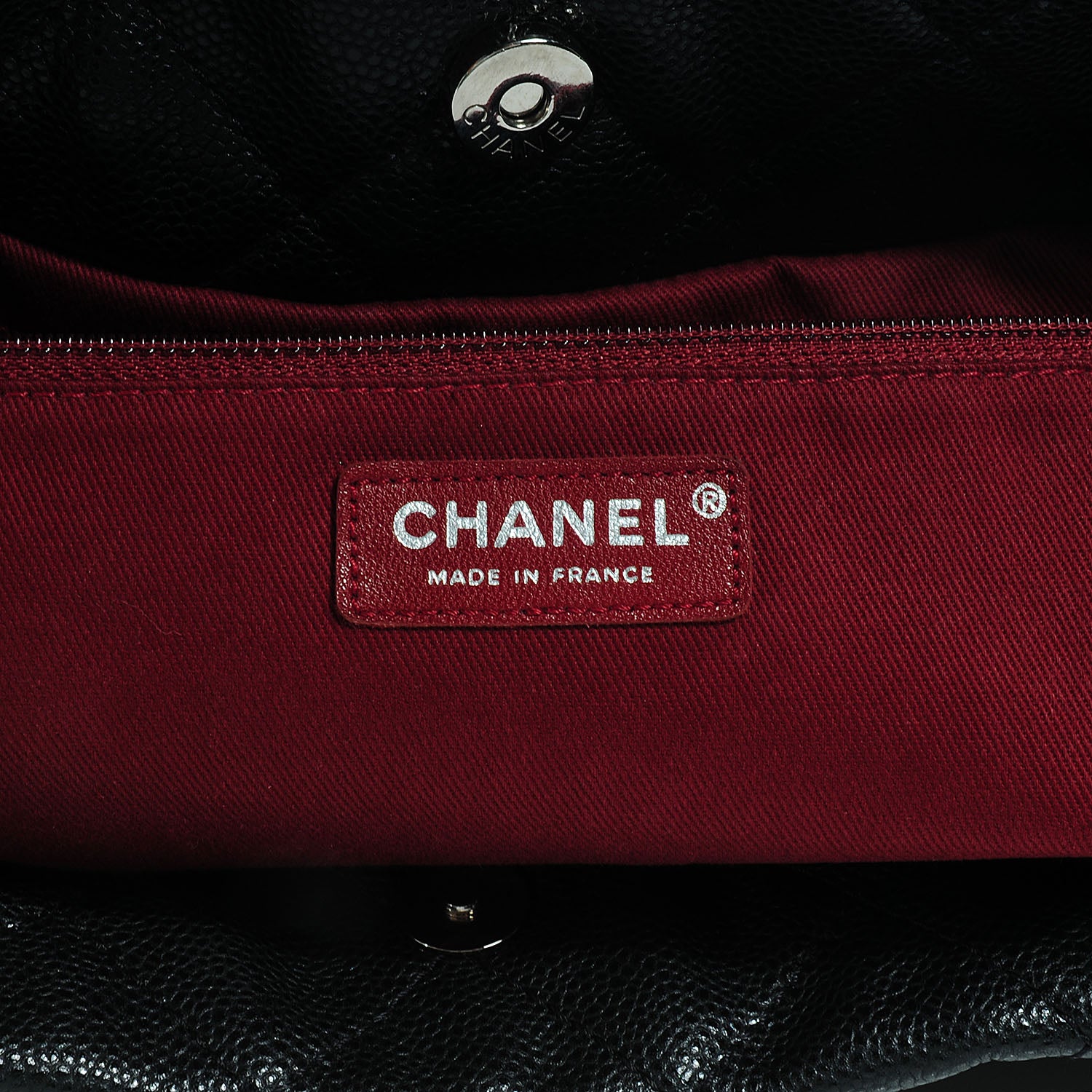 Chanel Caviar CC Timeless Tote Black 6 of 7