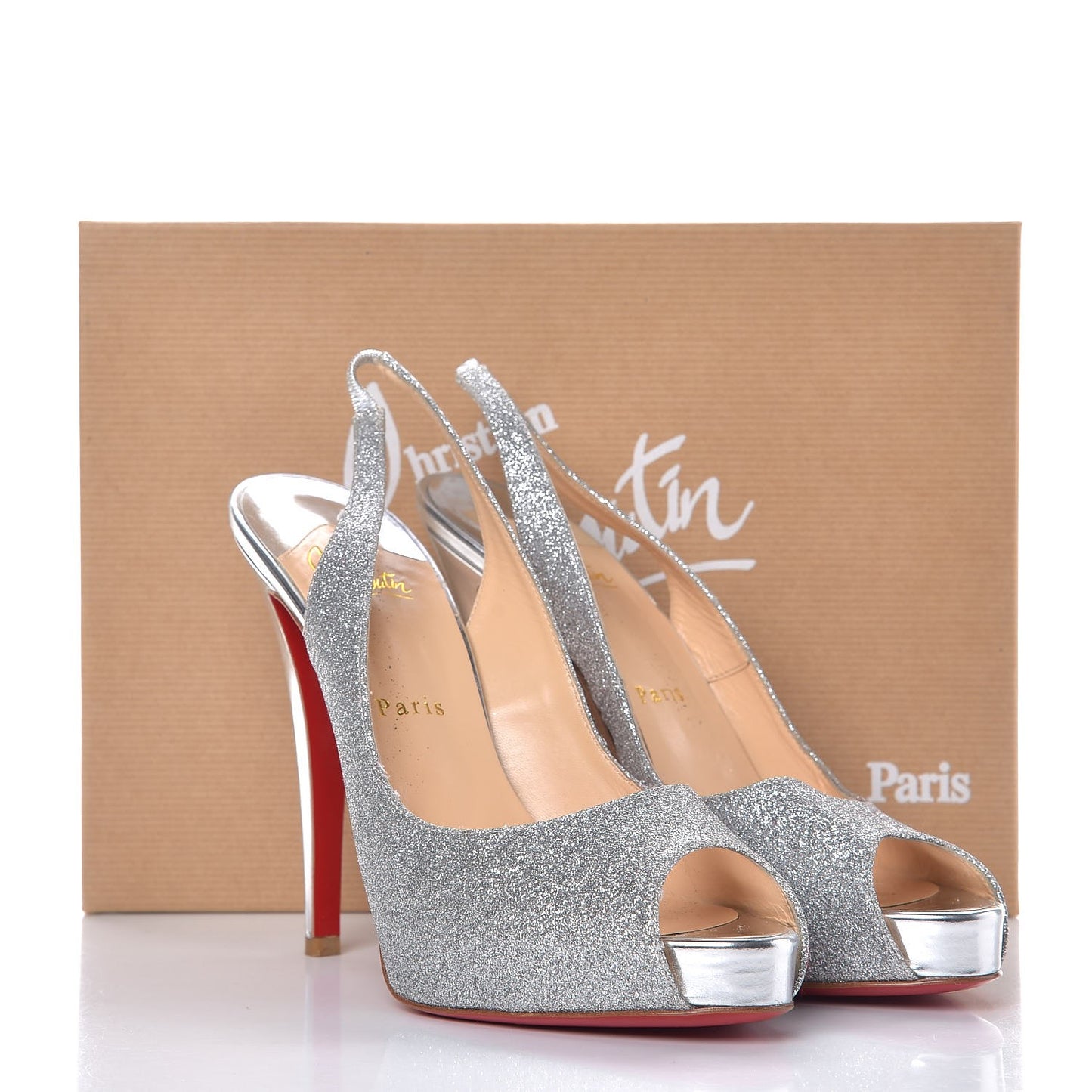 Glitter No Prive 120 Pumps 40 Silver