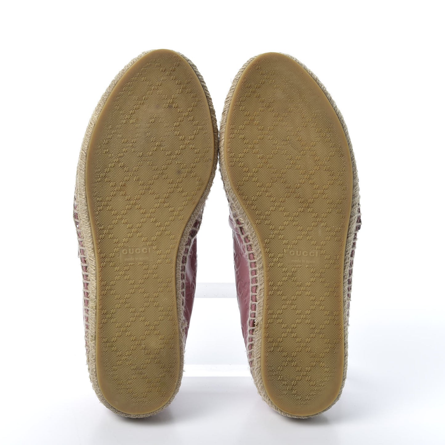 Guccissima Signature Espadrilles 37.5 Rose Baby Candy