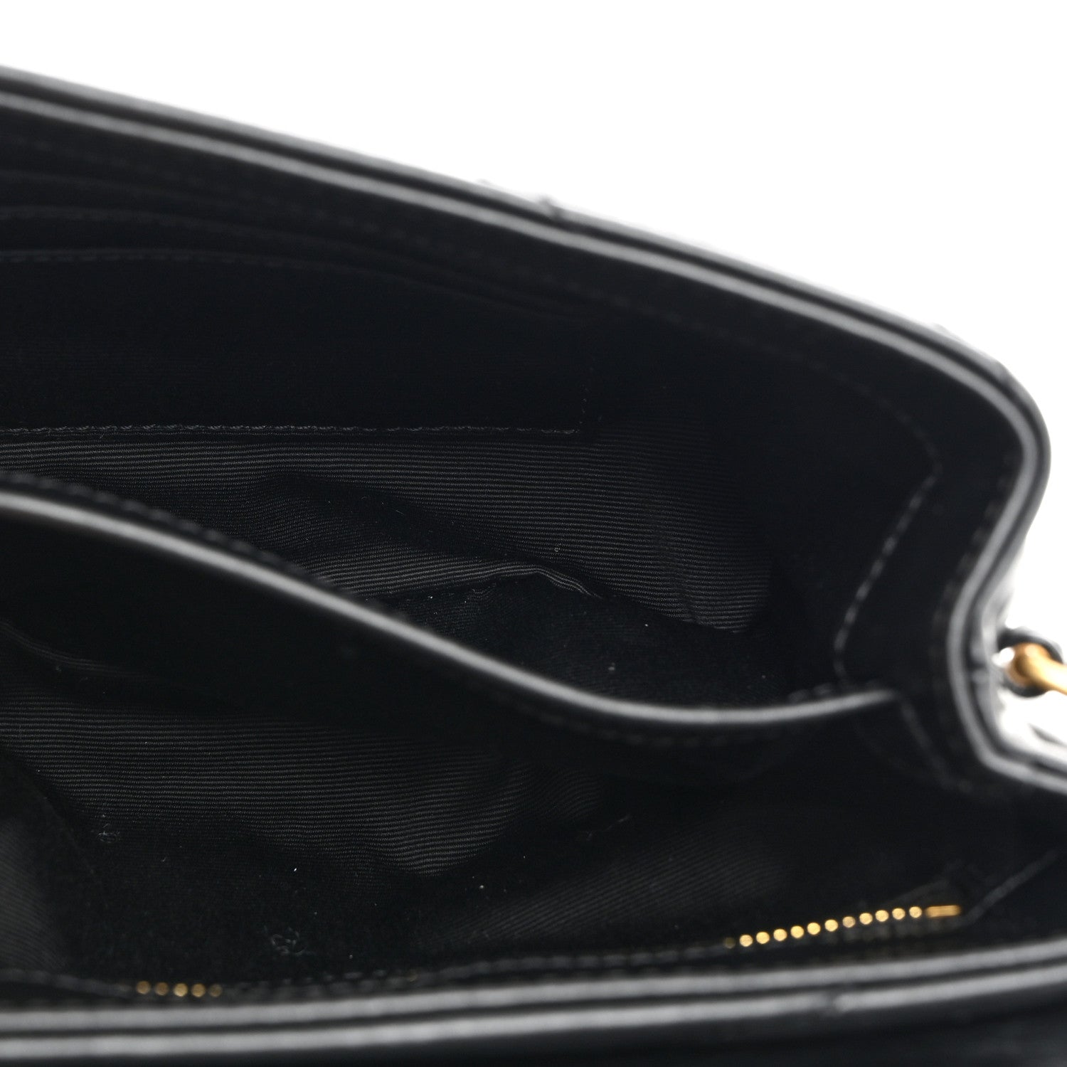 Saint Laurent Calfskin Y Quilted Monogram Toy Loulou Crossbody Bag Black 5 of 10