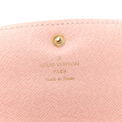 Louis Vuitton Monogram Emilie Wallet Rose Ballerine 6 of 7