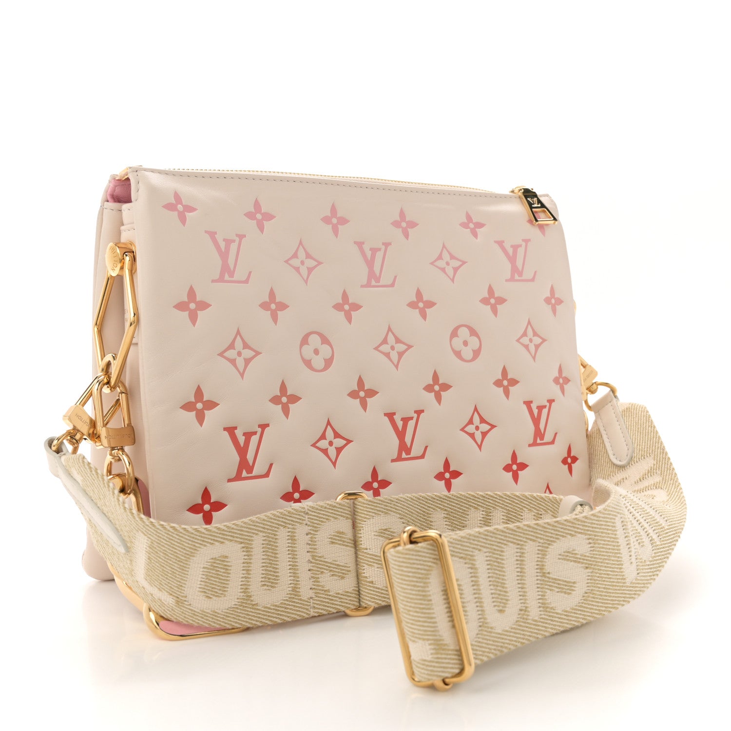 Louis Vuitton Lambskin Embossed Monogram Coussin PM Sunrise Aquarelle 3 of 12