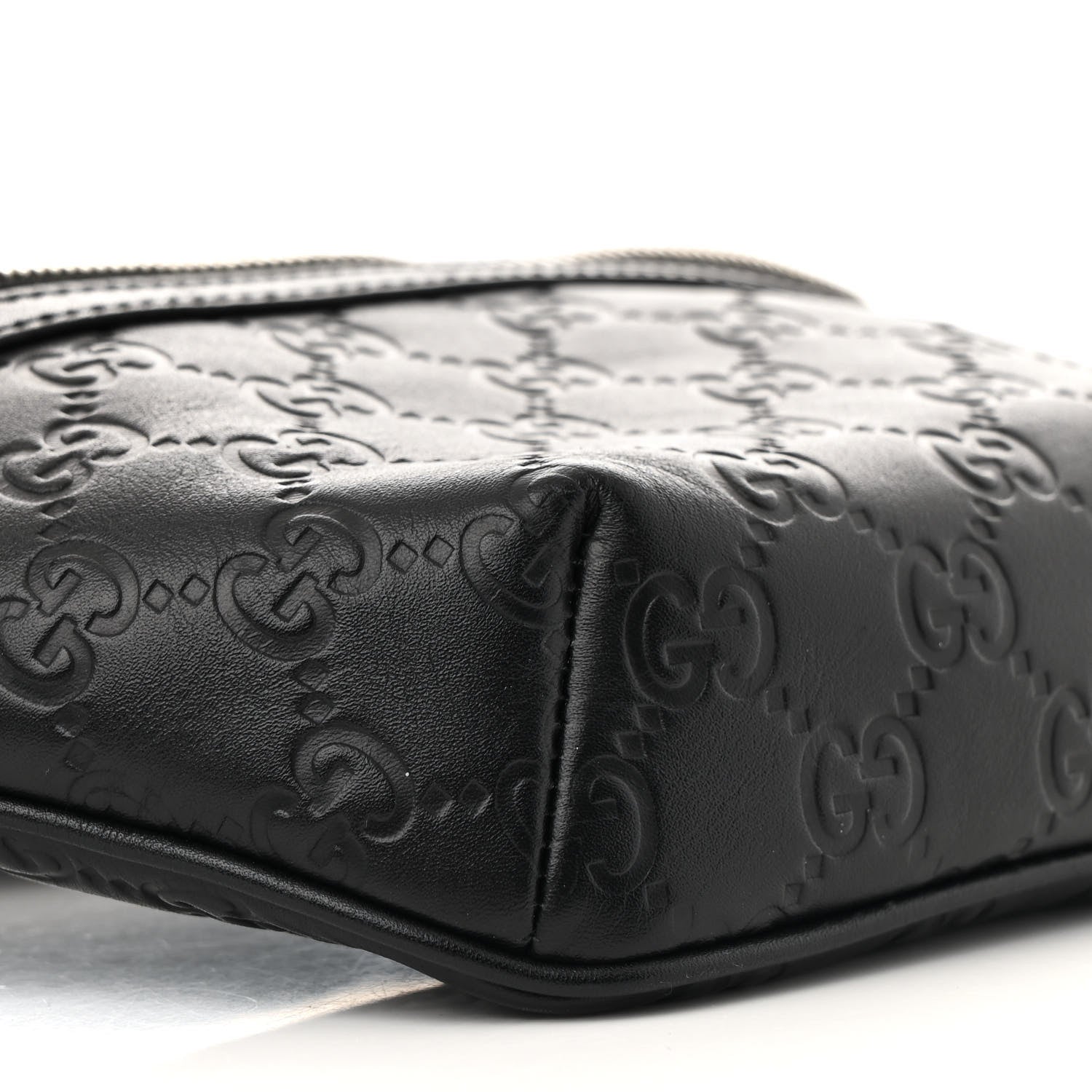 Gucci Guccissima Belt Bag Black 9 of 11