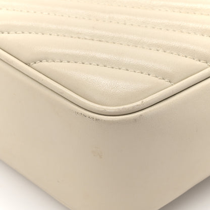 Saint Laurent Calfskin Matelasse Monogram Lou Camera Bag Crema Soft 12 of 18