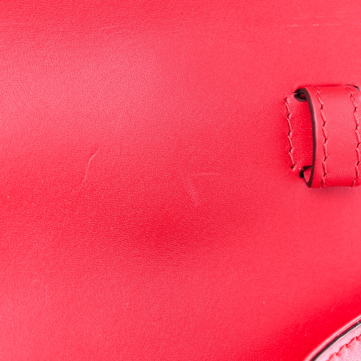 Calfskin Medium Sylvie Top Handle Bag Hibiscus Red