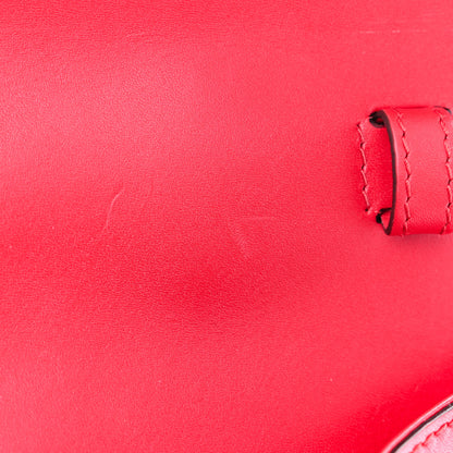 Gucci Calfskin Medium Sylvie Top Handle Bag Hibiscus Red 14 of 21