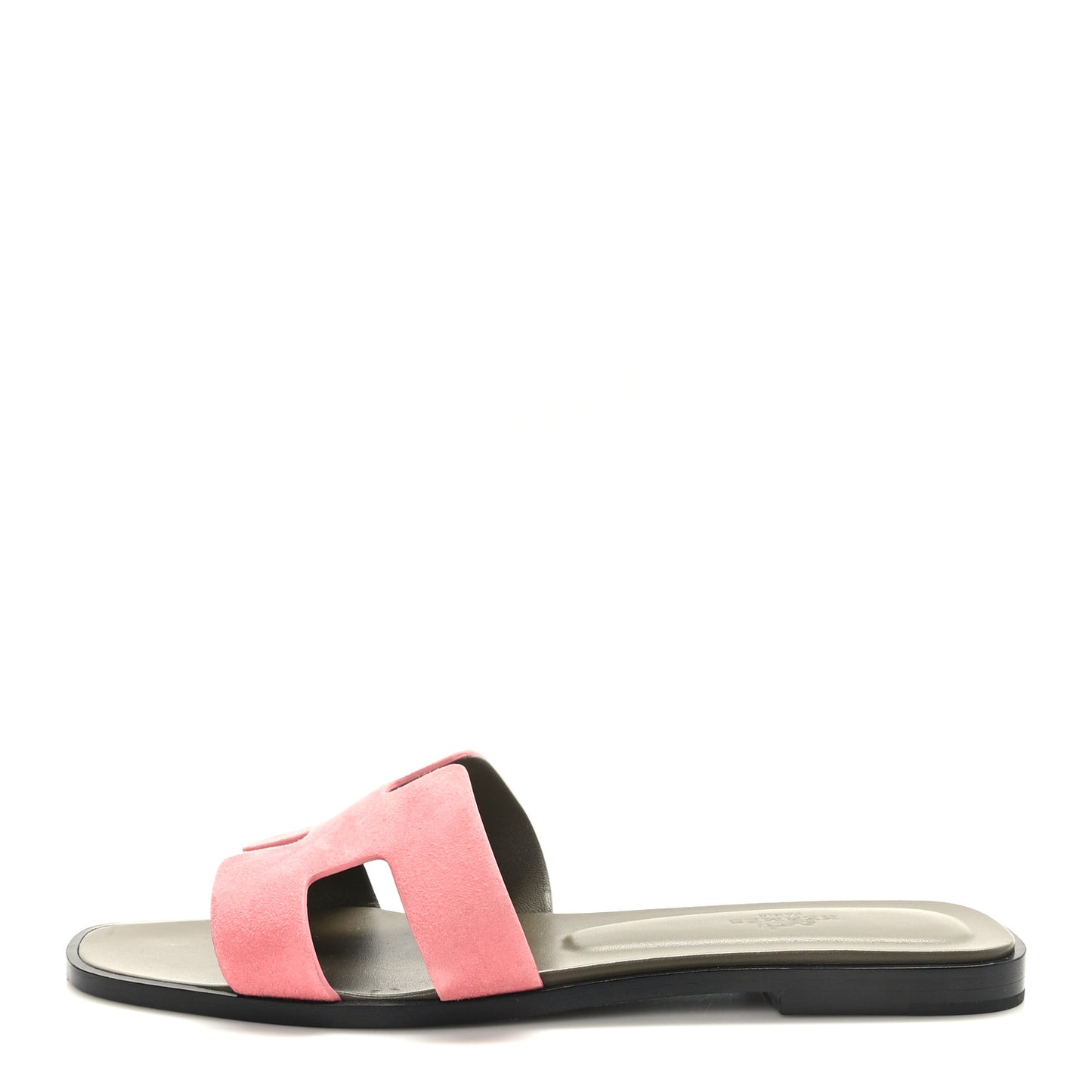 Suede Goatskin Oran Sandals 39.5 Rose Du Desert