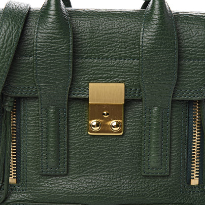 3.1 Phillip Lim 3.1 Textured Calfskin Mini Pashli Satchel Jade 11 of 11
