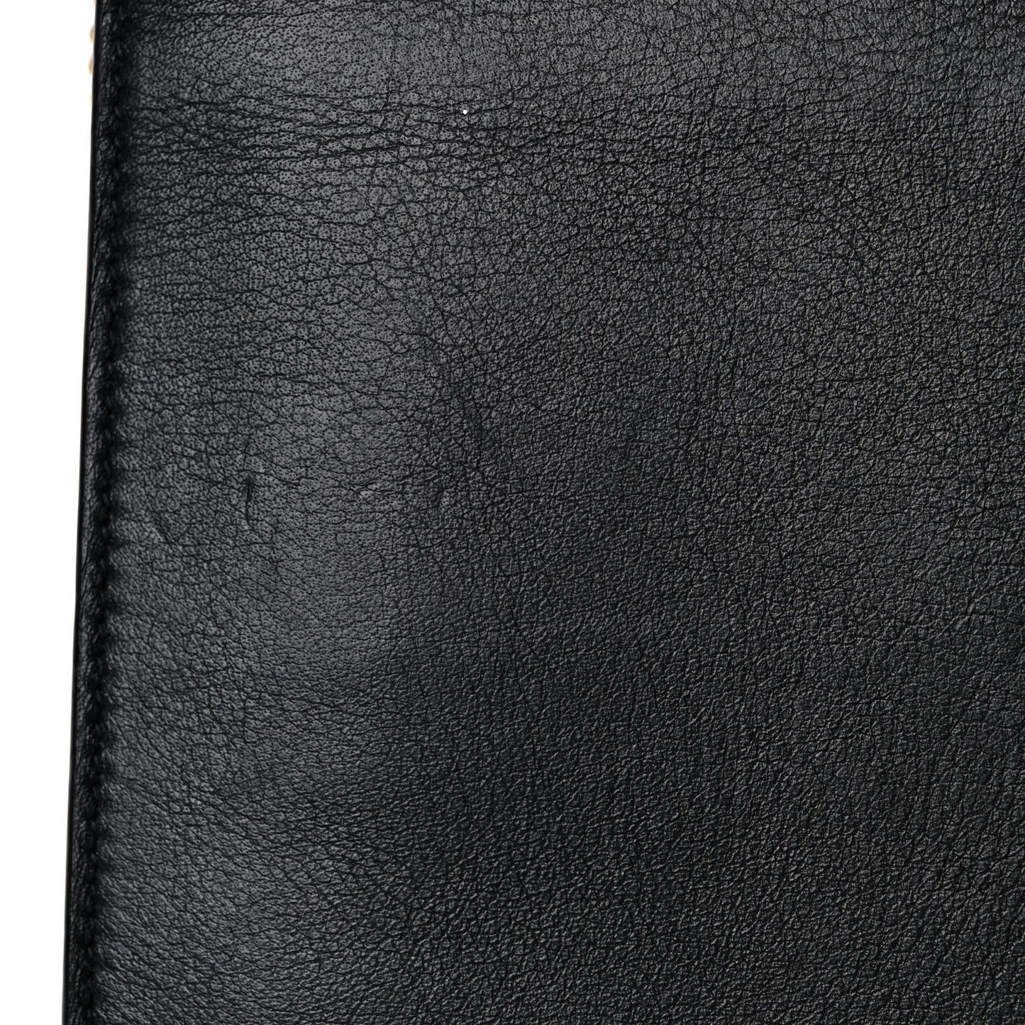 Calfskin Classic Y Ligne Chain Wallet Black