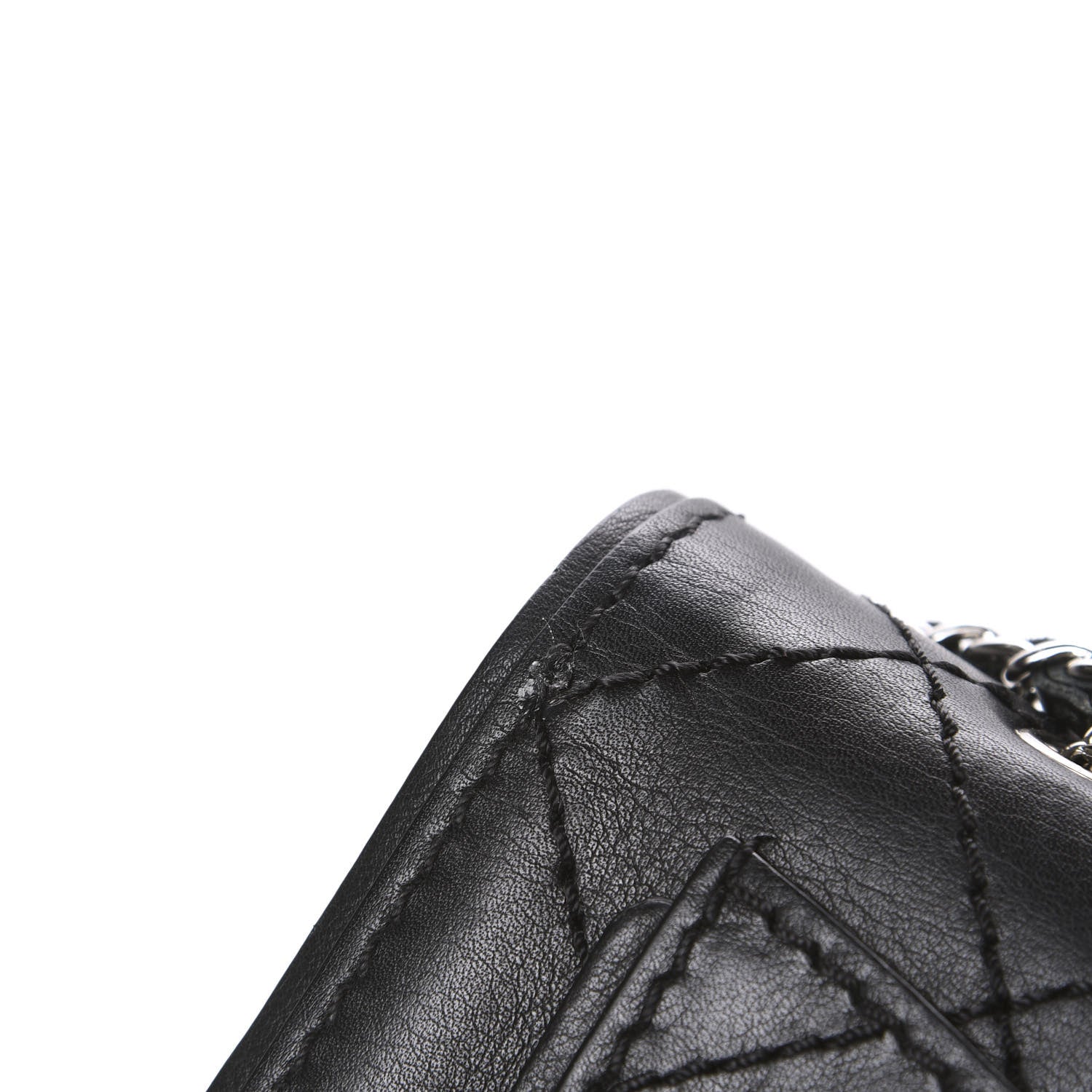 Chanel Calfskin Stitched Clutch Flap Black 9 of 14