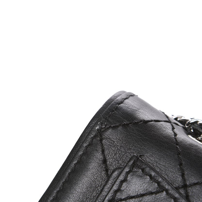 Chanel Calfskin Stitched Clutch Flap Black 9 of 14