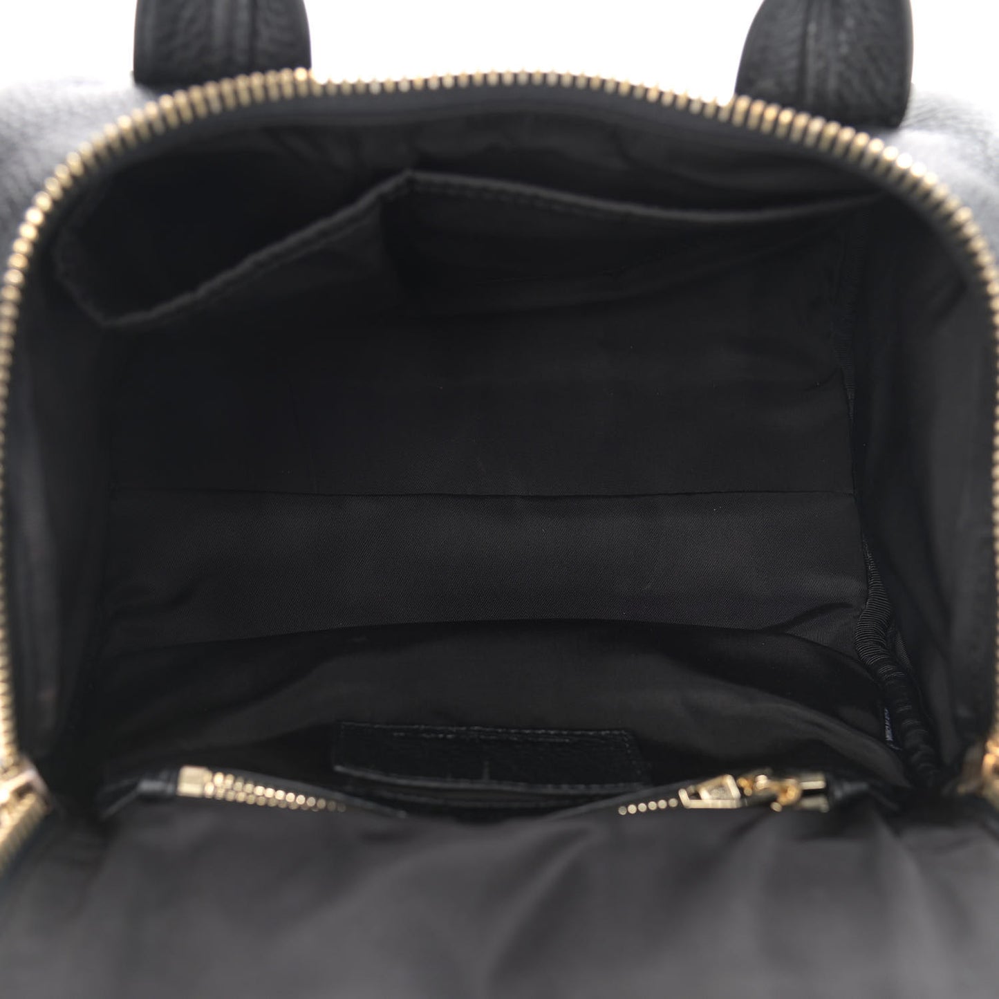 Pebbled Lambskin Rockie Black Pale Gold Hardware