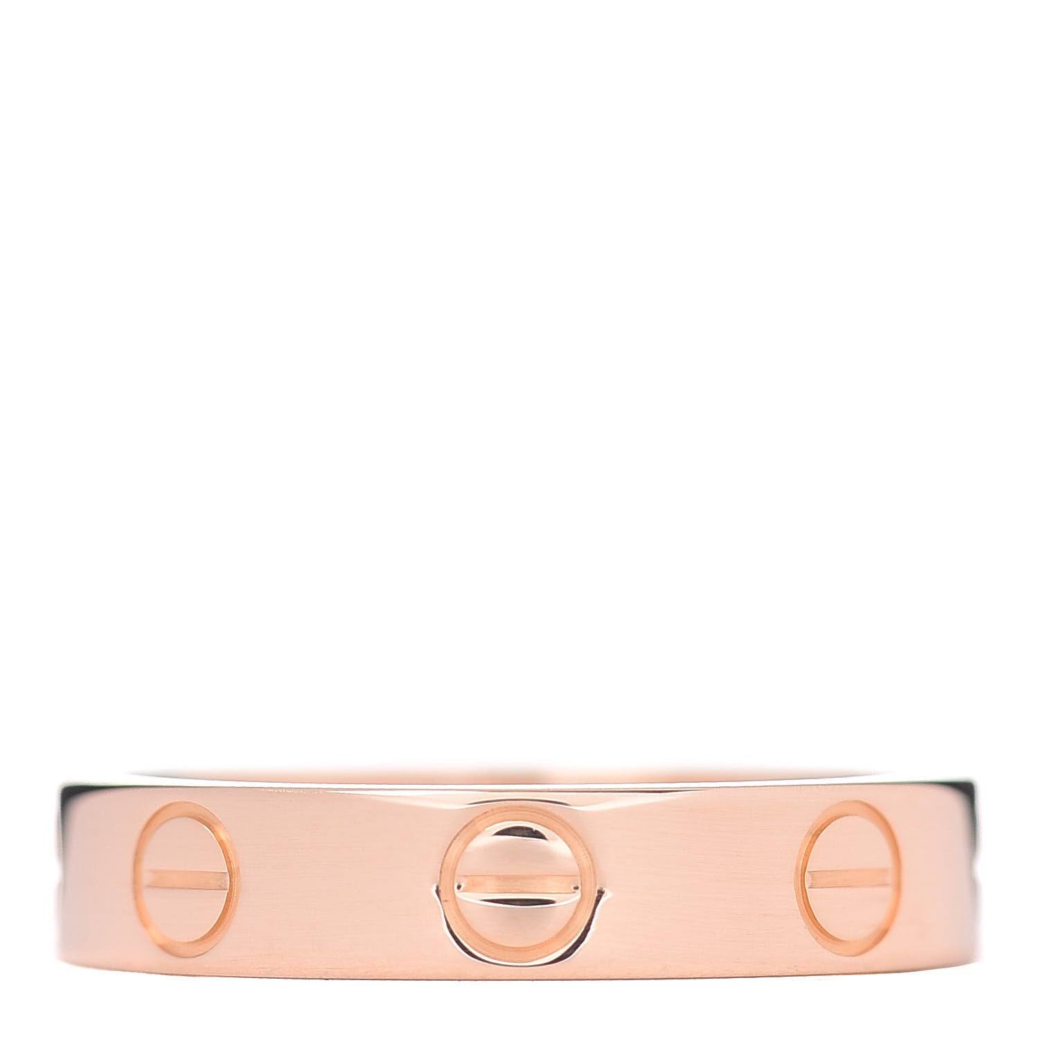Cartier 18K Pink Gold 3.5mm LOVE Wedding Band Ring 47 4.25 3 of 4