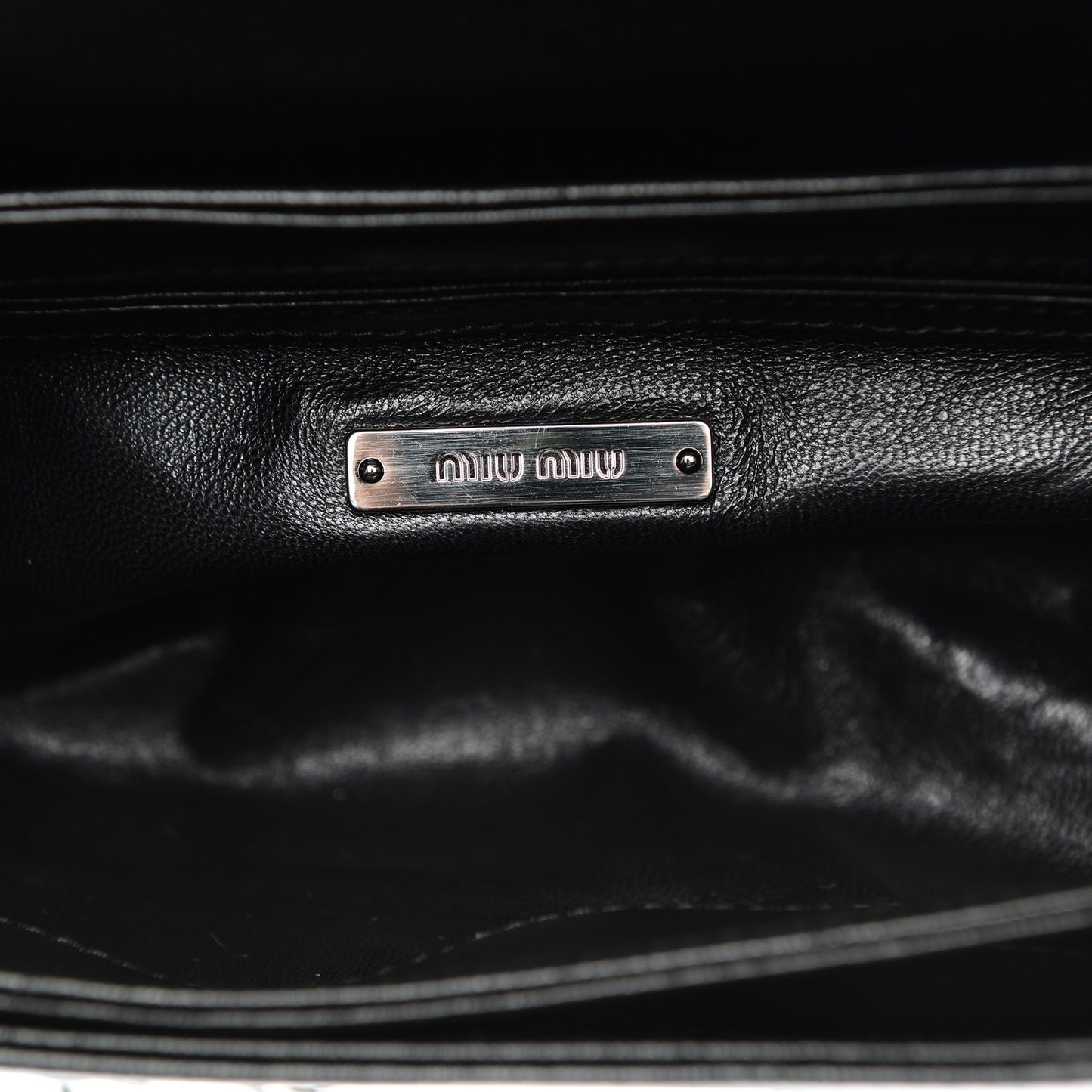 Nappa Matelasse Club Shoulder Bag Nero Black