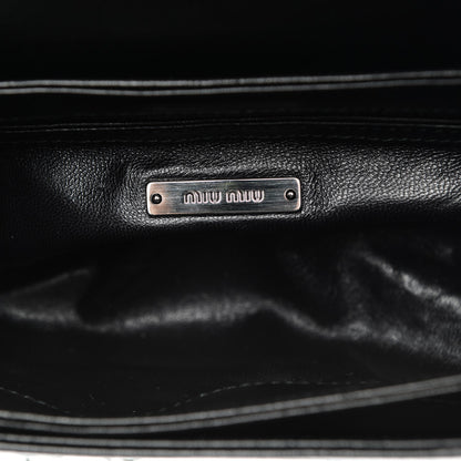 Miu Miu Nappa Matelasse Club Shoulder Bag Nero Black 6 of 7