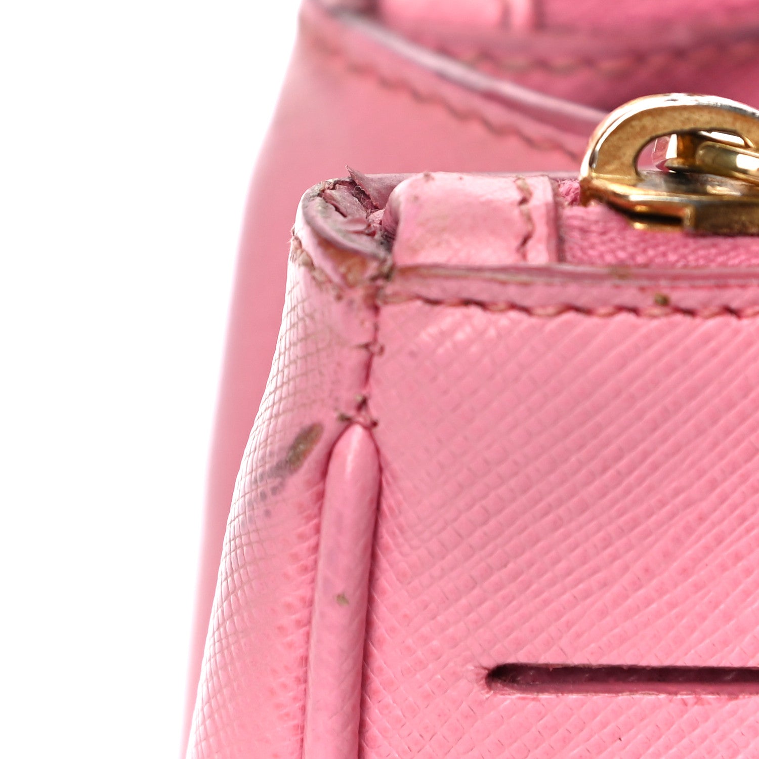 Prada Saffiano Lux Mini Galleria Double Zip Tote Begonia 22 of 35
