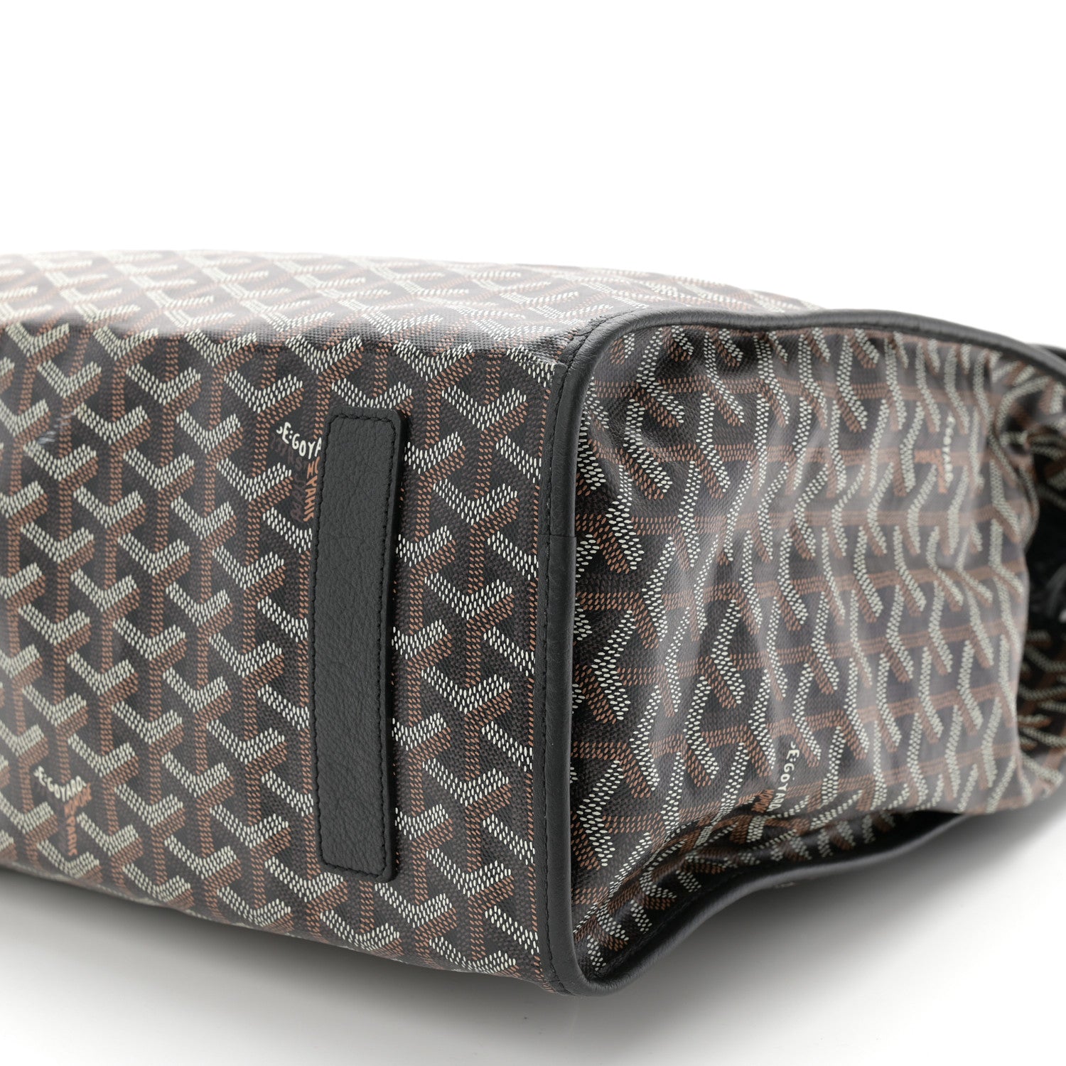 Goyard Goyardine Saint Leger Soft Briefcase Backpack Black 9 of 11