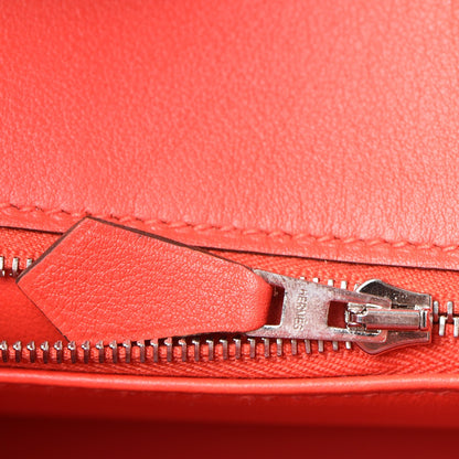Hermes Swift Birkin 25 Rouge Tomate 19 of 38