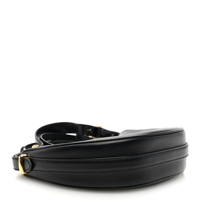 Prada Soft Calfskin Arque Shoulder Bag Black 4 of 9