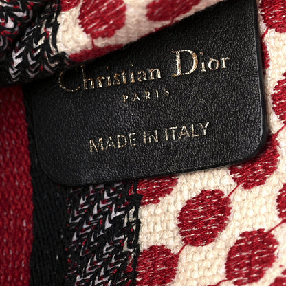 Christian Dior Canvas DiorAmour Dots Mini Book Tote Red 6 of 11