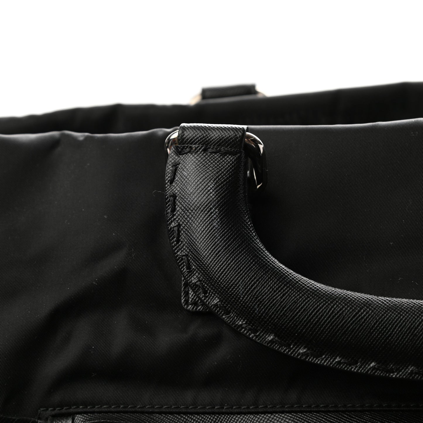 Tessuto Nylon Saffiano Weekender Black
