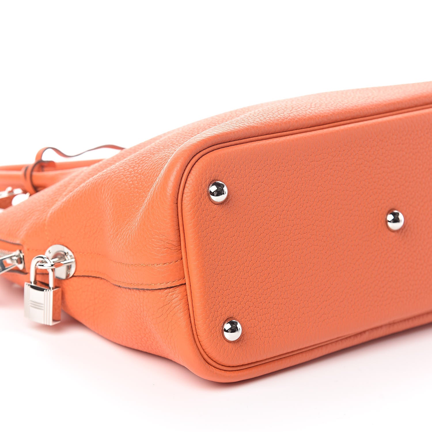 Hermes Taurillon Clemence Bolide 31 Orange 8 of 9