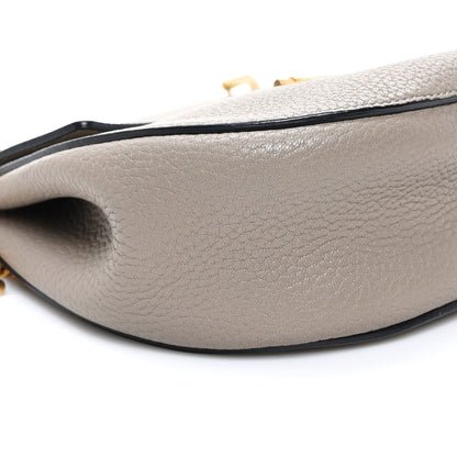 Chloe Grained Lambskin Mini Drew Shoulder Bag Motty Grey 8 of 9