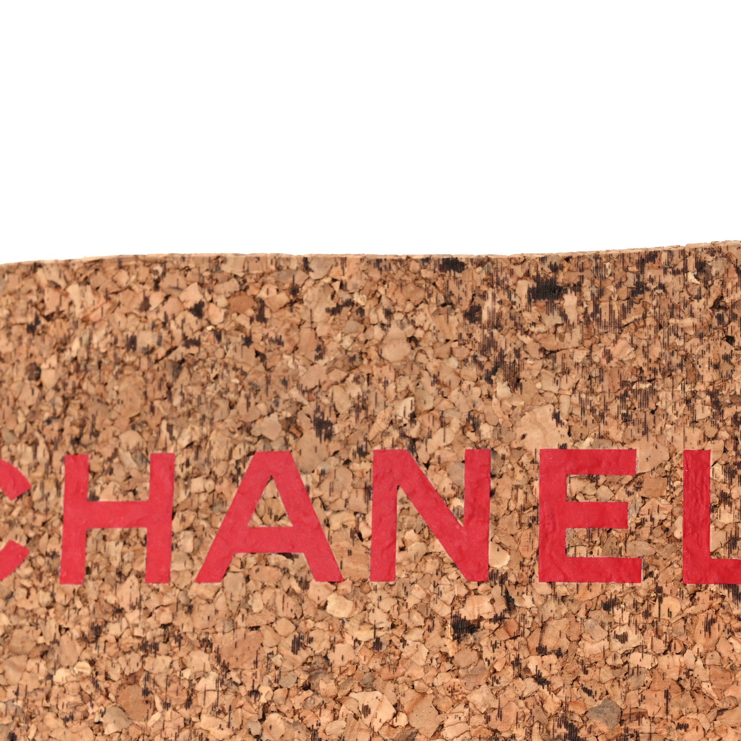 Chanel Tweed Lambskin Cork CC Mule Sandals 36 Pink Red 9 of 10