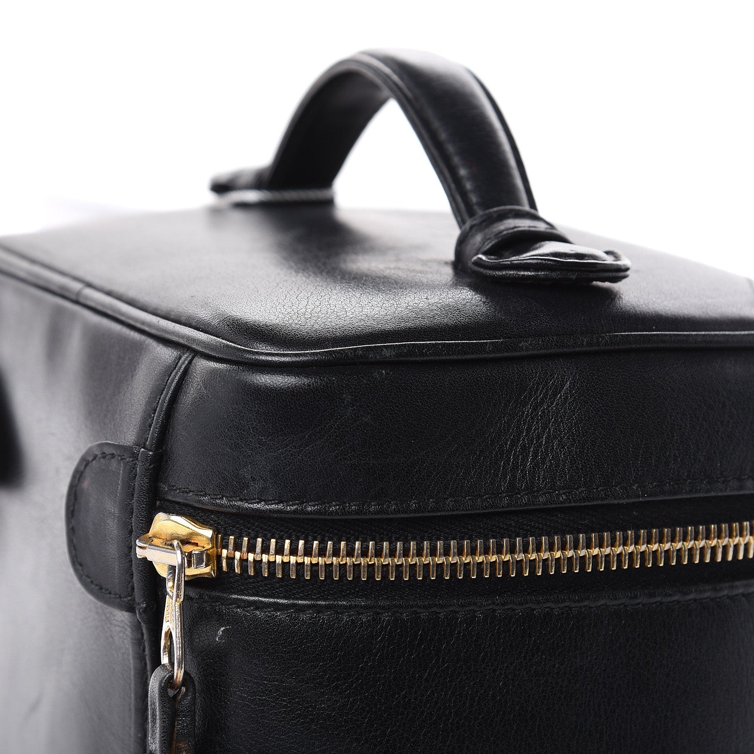 Chanel Lambskin Vanity Cosmetic Case Black 15 of 21