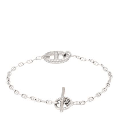 Hermes 18K White Gold Diamond Farandole Bracelet SH 2 of 3