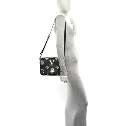 Louis Vuitton Empreinte Monogram Giant Pochette Metis Black Beige 2 of 10