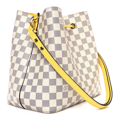 Louis Vuitton Damier Azur Neonoe MM Pineapple 3 of 10