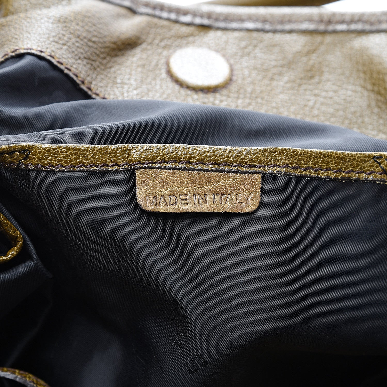 Burberry Calfskin Tile Tote Green 5 of 10