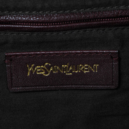 Saint Laurent Sheepskin Medium Cabas ChYc Plum 6 of 7
