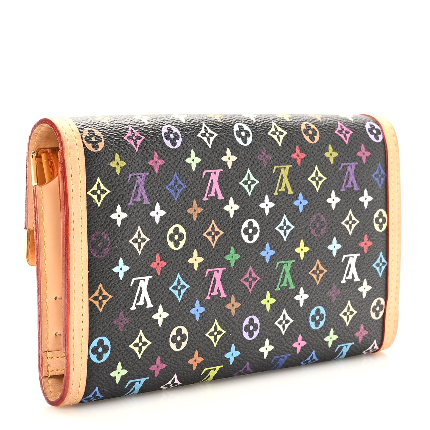 Monogram Multicolor Porte Tresor International Wallet Black