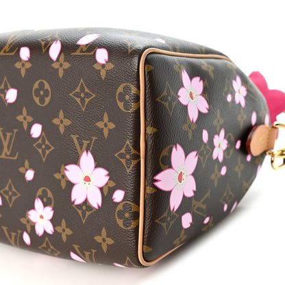 Louis Vuitton LV X TM Monogram Cherry Blossom Speedy Bandouliere 25 Sakura Brown 9 of 9
