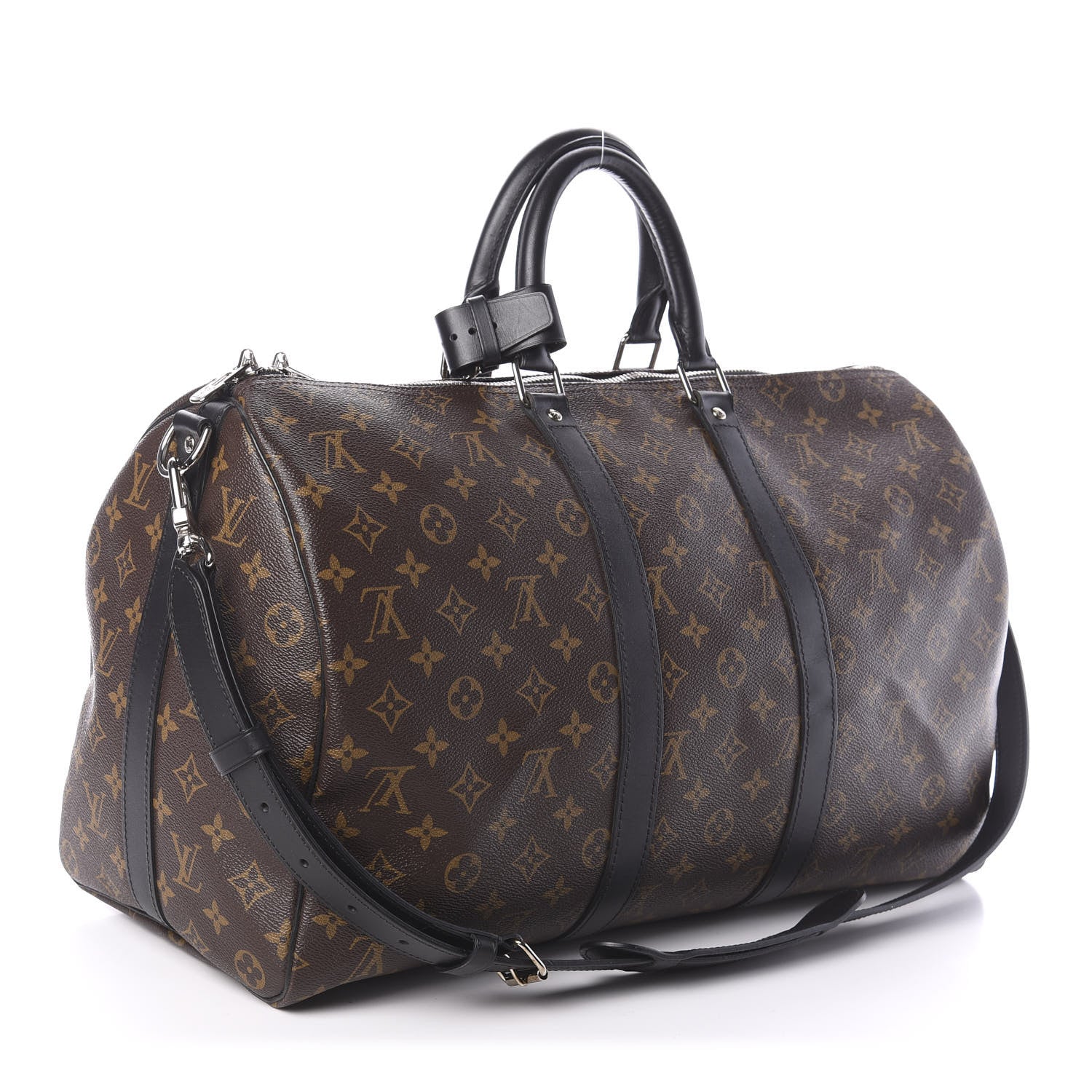 Louis Vuitton Monogram Macassar Keepall Bandouliere 45 2 of 8