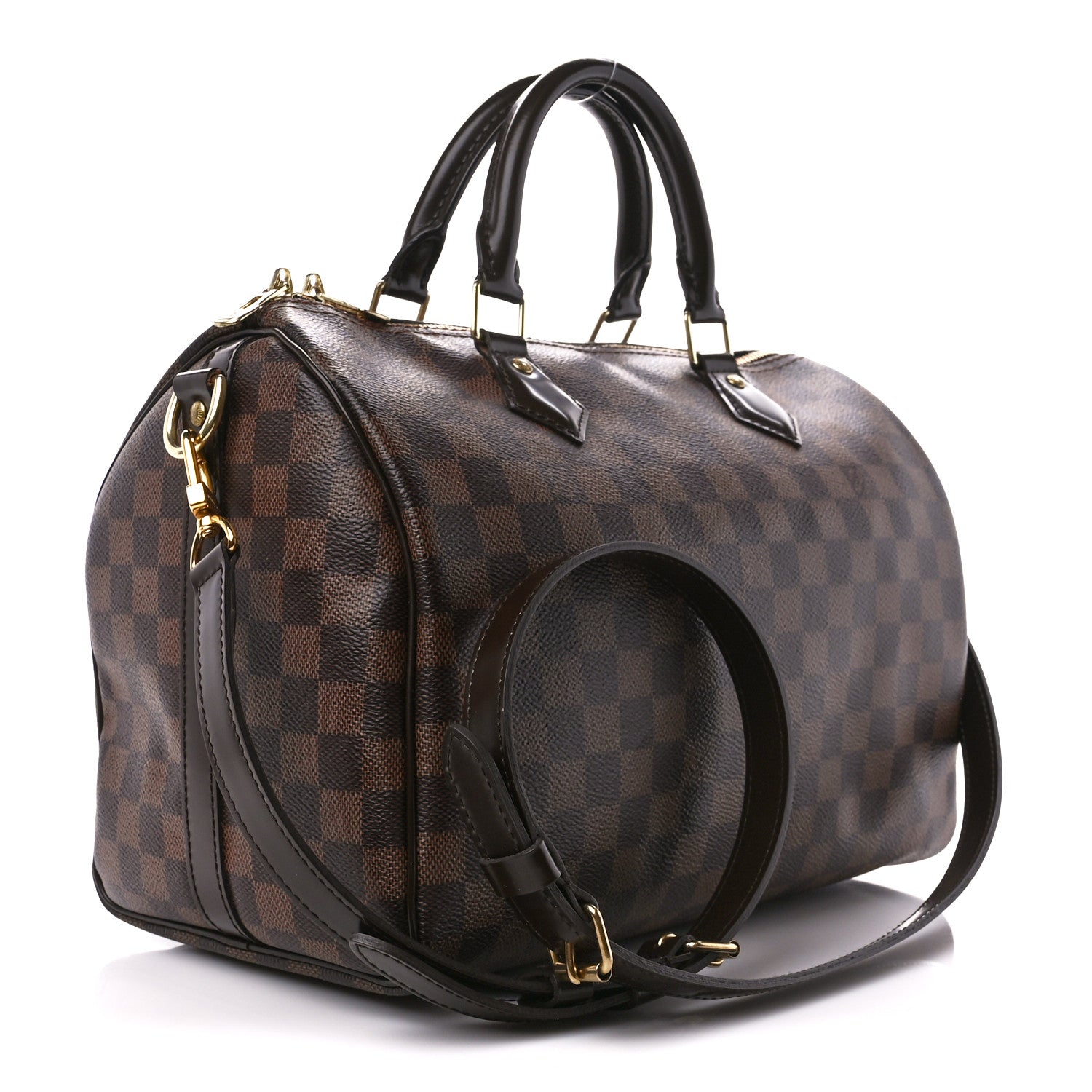 Louis Vuitton Damier Ebene Speedy Bandouliere 30 3 of 13