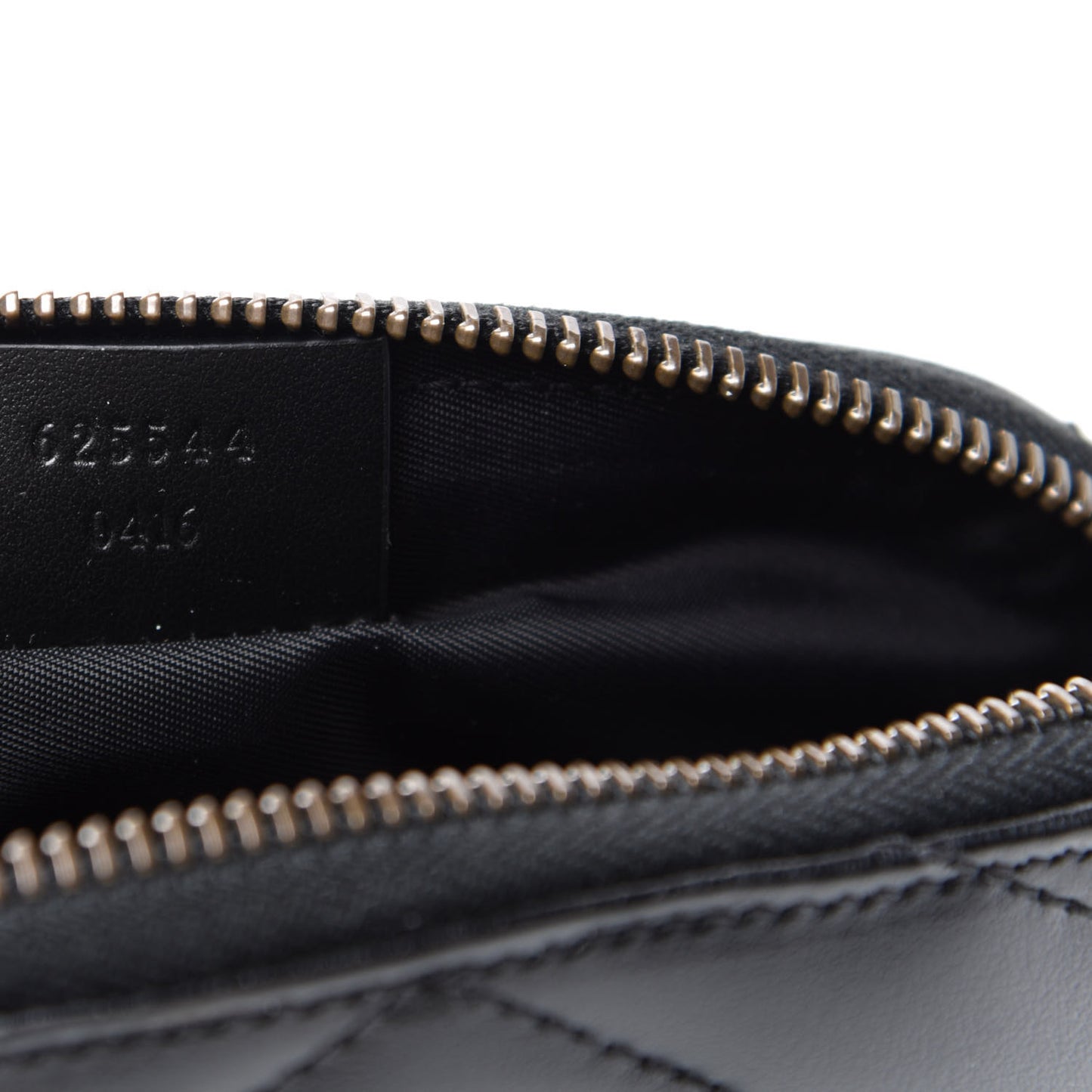 Calfskin Matelasse GG Marmont Pouch Cosmetic Case Black