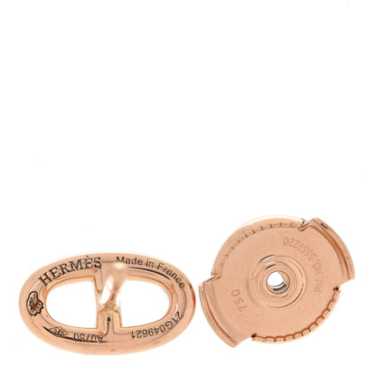 Hermes 18K Rose Gold TPM Farandole Stud Earrings 4 of 5