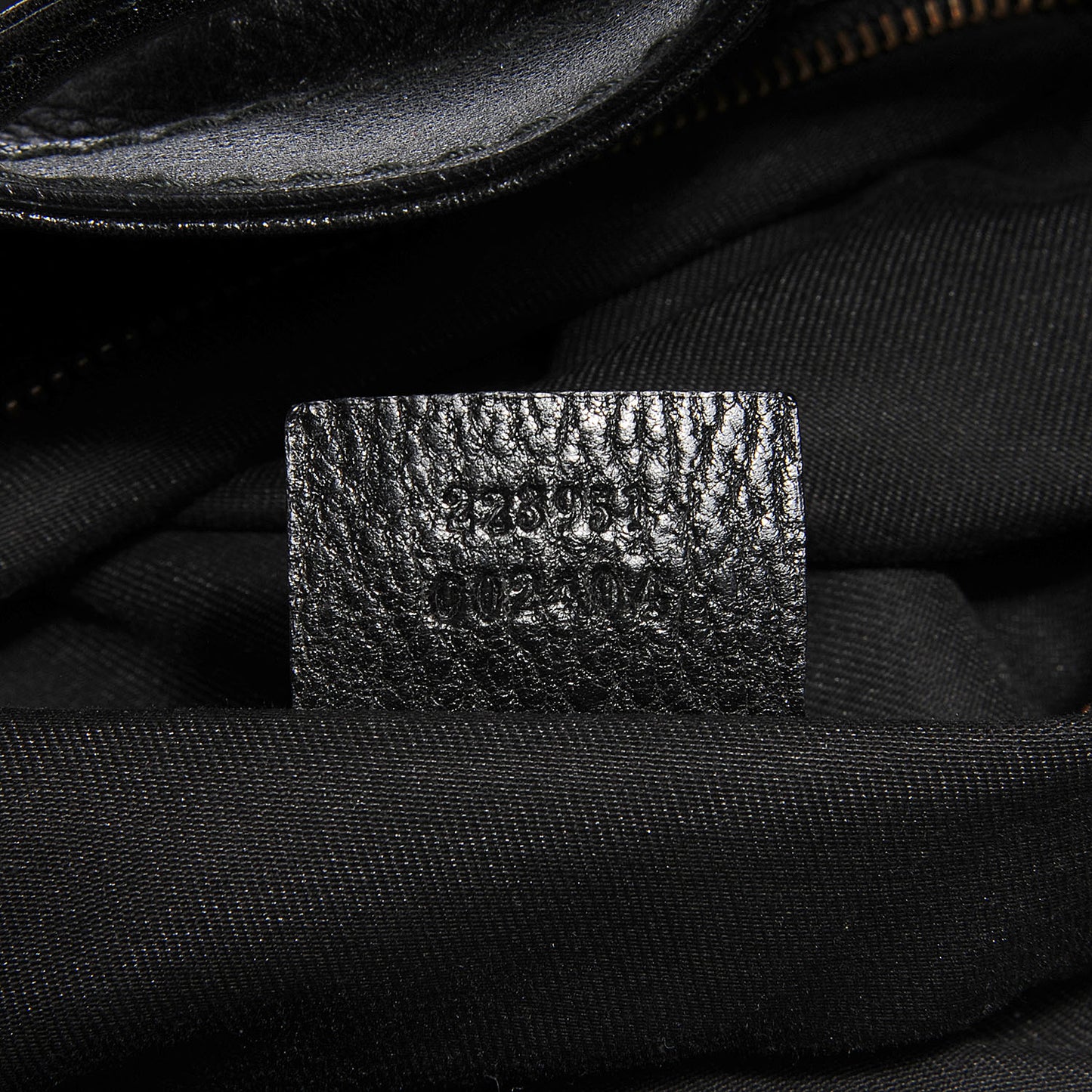 Pebbled Calfskin Medium Interlocking Icon Shoulder Bag Black